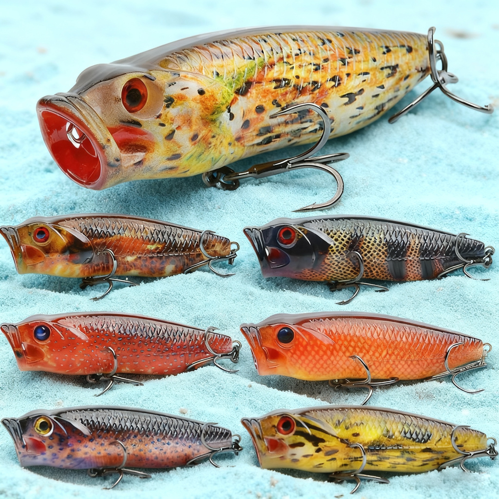 TRUSCEND Leurres de pêche à l’achigan et à la truite – Leurres nageurs