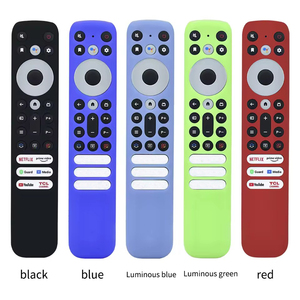 Housse de protection en silicone pour télécommande avec cordon, housse de télécommande de télévision tout compris pour télécommande vocale TC-L RC902V FMR1 - Product Image 5