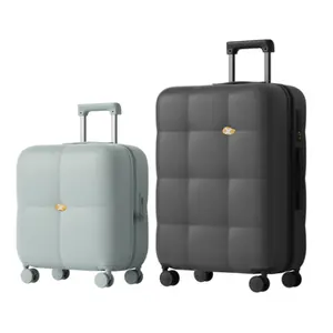 360 degree 4 rotative wheels travelling luggage classic suitcase outlet brand your own suitcase luggage outlet cabin bag