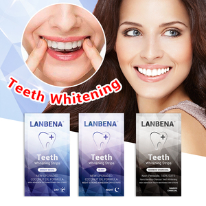 แผ่นฟอกสีฟัน LANBENA น้ำมันมะพร้าวผสมถ่าน ช่วยฟอกสีฟันขั้นสูง - Product Image 1