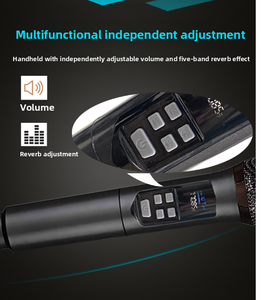 Microphone de conférence sans fil professionnel, type C, 2,4 G, sans fil, réduction de bruit, design léger pour karaoké - Product Image 5