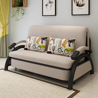 Sofá Cama Moderno con Espacio de Almacenamiento, Tapizado en Tela, en Oferta, Ahorra Espacio, Sofás para Sala de Estar, Muebles de Sofá Cama