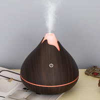 Diffuseur d'huiles essentielles ultrasonique 350 ml, purificateur d'aromathérapie, 7 lumières LED changeantes de couleur, humidificateur d'air, voiture, extérieur, maison