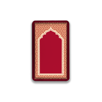 Tapis de prière musulman en mousse à mémoire de forme gaufrée Mosque Memory Foam