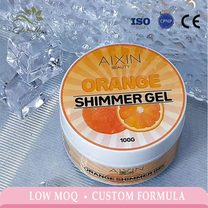 Crema Bronceadora Dorada con Brillo 100g, Autobronceador Herbal Bronce Oscuro, Bronceador Corporal Instantáneo con Brillo Naranja, Bronceado sin Sol Hidratante - Product Image 1