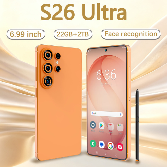 S26 Ultra 5G LTE CDMA Gaming Smartphone 6.99" HD OLED 120Hz 22GB+2TB 108MP 8000mAh Dual SIM Face Recognition