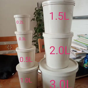 Tazas mezcladoras de plástico Gris blanco altamente desechables, solvente a base de agua reciclado para revestimiento de plástico líquido de barcos Automotrices - Product Image 1