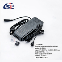 ShenLan SL-5984 DC12V 24V Contrôle centralisé infrarouge à détection de présence humaine, variateur tactile intégré pour miroir et capteur d'armoire