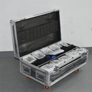 10 Cái Với Trường Hợp Sạc Chiếu Sáng Sân Khấu 6*18W <span class=keywords><strong>Led</strong></span> Par Rgbwa Uv 6in1 Không Dây DMX Battery Powered <span class=keywords><strong>Led</strong></span> Uplights - Product Image 3