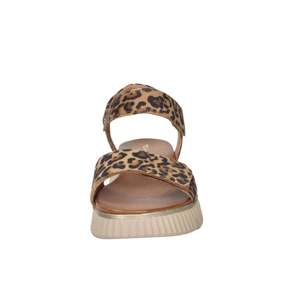 Sandales compensées Tamaris pour femme, imprimé léopard, style plateforme 8-88720-44 - Product Image 2