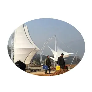 ptfe architectural membrane for airport stadiumcover high tensile construction top film