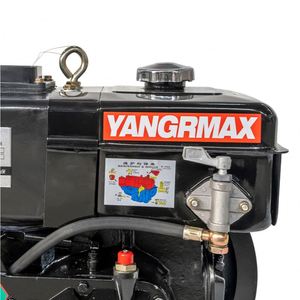 Moteur diesel monocylindre 4 temps refroidi par eau Yangrmax ZR175 à démarrage manuel, 6 CV, 1,0 L, avec roulement de pompe, garantie 1 an - Product Image 4