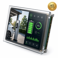 Medizinisches 5-Zoll-TFT-IPS-LCD-Display 800x480 800 Nits G+G Kapazitiver Touchscreen 3mm Abdeckglas AF-Beschichtung Eingebettetes HMI-Modul