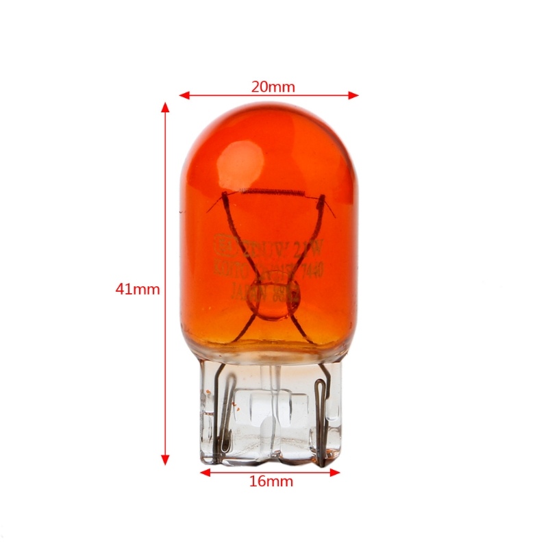 ZX W21/5W T20 7443 12V 21/5W E-mark miniature Stop lamps Auto Bulb