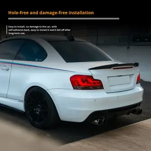 Aileron arrière ABS pour <span class=keywords><strong>BMW</strong></span> Série <span class=keywords><strong>1</strong></span> E82 E88 Coupé 2005-2011, accessoires de modification extérieure du hayon arrière - Product Image 4