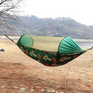 Amaca moderna apertura automatica all'aperto con zanzariera in tessuto Anti-ribaltamento per campeggio e picnic Design pieghevole - Product Image 3