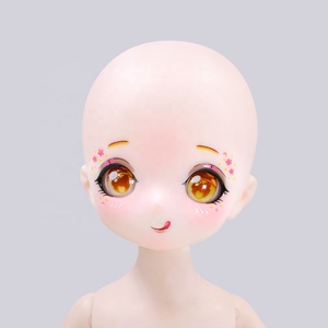 Féerique — tête de poupée bébé BJD, en plastique, avec maquillage, uniquement pour le visage - Product Image 2