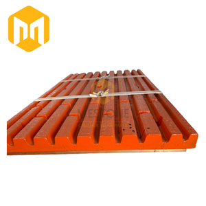 Mestone C150 concasseur à mâchoires pièces d'usure plaque à mâchoire mobile <span class=keywords><strong>fixe</strong></span> concasseur de roche coulée acier à haute teneur en manganèse 1 pièce <span class=keywords><strong>prix</strong></span> d'usine - Product Image 6