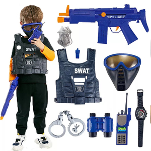 ชุดของเล่น<span class=keywords><strong>ตำรวจ</strong></span>ขายดี ชุดของเล่นคอมแบท SWAT พร้อมชุด<span class=keywords><strong>เกราะ</strong></span>พลาสติก ของเล่นบทบาทสมมติ ปืนตำรวจ - Product Image 5