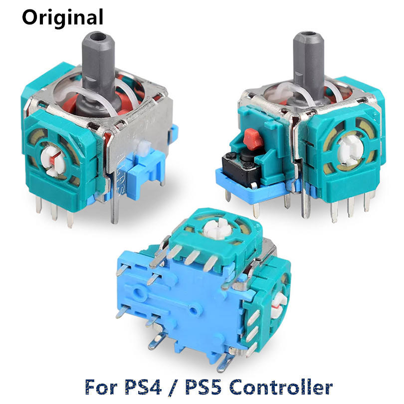 จอยสติ๊ก 3D ดั้งเดิมสำหรับคอนโทรลเลอร์ PS4/PS5 (ราคา 1 ชิ้น) สีเขียว