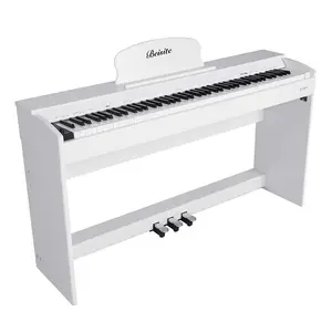 Hot Sale Wood Grain Electronic 88 Keys Digital Piano Organ MIDI Music Keyboard Weighted Hammer Action Keyboard China Factory