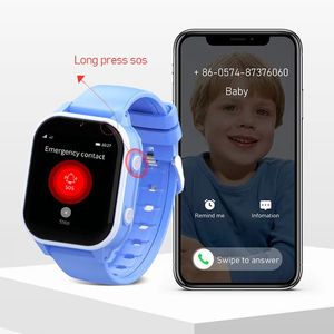 Df89 1.85-Inch Trẻ Em Smartwatch Năng Động Quay Số Thời Trang Thời Gian Thực Định Vị IP67 Silicone Nhiều Học Tập Ứng Dụng Tương Thích - Product Image 2