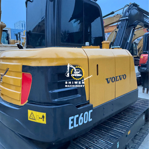Mini-excavatrice Volvo EC60C d'occasion à bas prix, équipement de construction certifié CE, excavatrice d'occasion, moteur, boîte de vitesses, pompe - Product Image 5