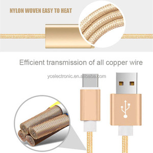 <span class=keywords><strong>Cable</strong></span> Micro <span class=keywords><strong>USB</strong></span> de Carga Rápida con Trenzado de Nailon y Aluminio para Teléfonos Móviles y Tabletas Android - Product Image 3