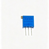 Potentiomètre de réglage HW DB-3296 latéral, 30 tours, tolérance 10 %, montage compact sur circuit imprimé, céramique métallique, équipement de communication, personnalisé OEM ODM