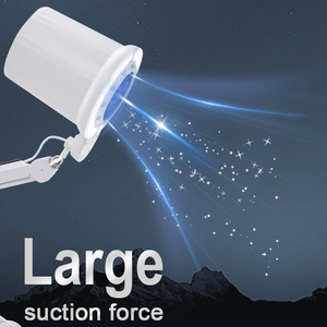 Nail Salon Electric Strong Dust Collector 4500RPM Manicure 2 in 1 Nail Vacuum Cleaner Dust Collector with Lamp - Product Image 2