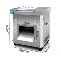 Trancheuse à viande multifonctionnelle personnalisée par le fabricant, machine à trancher la viande automatique commerciale pour le bœuf, le poulet, la viande fraîche
