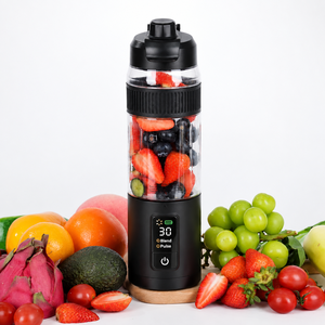 Licuadora Portátil de 600 ml, Recargable por USB, con Pantalla Digital, Mini Vaso Mezclador Personal para Viajes, Deportes y Hogar - Product Image 2