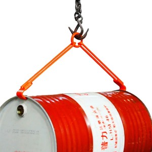 Elevador de bidones de 200L, herramienta industrial para manejo de materiales, para bidones redondos de acero con diámetro máximo de 585mm - Product Image 1