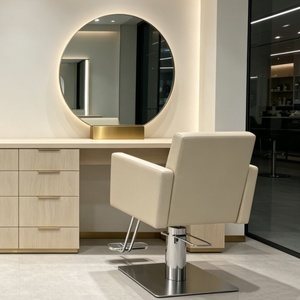 Espejo LED Grande para Salón de Belleza, Peluquería y Estilismo con Mesa - Product Image 4