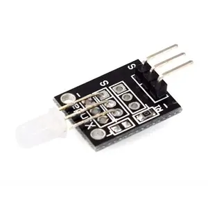 DIY uygulanabilir aksesuarlar için KY-011 çift renkli RGB LED sensör modülü kırmızı ve yeşil F5 ortak katot modülü kurulu