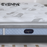 Matelas roulé à ressorts ensachés en mousse haute densité de 12 pouces de qualité supérieure pour l'approvisionnement B2B des acheteurs professionnels