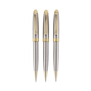 Bolígrafo Metálico Personalizado con Logotipo Grabado a Láser, Ancho de Escritura de 1.0 mm, Tinta Azul/Negra, Uso Promocional, Eventos Corporativos - Product Image 1