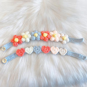 <span class=keywords><strong>Collar</strong></span> de lana de punto de lujo para mascotas con hermosas cintas y estampado de estilo occidental sólido con luces LED <span class=keywords><strong>Collar</strong></span> de perro gato lindo - Product Image 3