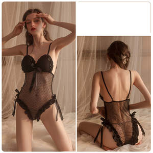 Lencería Sexy de Encaje, Body de Una Pieza, Traje de Baño de Malla, Ropa Interior Sensual para Mujer - Product Image 6