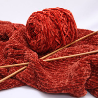 Fil chenille épais et doux en velours peluche pour crochet, couverture, écharpe, chapeau, amigurumi, tricot, décoration de la maison, artisanat pour bébé