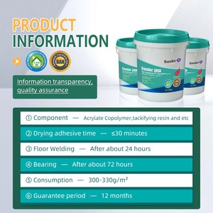 Adhesivo Acrílico a Base de Agua No Tóxico para Vinilo de 2 mm y Pisos de PVC, Uso en Construcción, Alta Viscosidad - Product Image 2