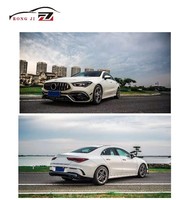 Calandre de pare-choc avant et arrière chromé, 1 pièce, Kit de carrosserie pour mercedes-benz classe Cla W118 Cla35 45S Amg 2020 2021 w166