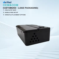Piège à souris petit et efficace, sans poison, pour l'intérieur, sanitaire, sûr, électrique, en ABS solide