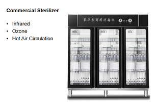 Sterilizzatore Domestico in Vetro Temperato ad Alta Temperatura con Disinfezione all'Ozono 2500W Area di Copertura 50-100 - Product Image 4