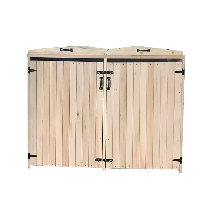 현대 나무 저장 상자 야외 나무 저장 상자 저렴한 나무 상자 저장