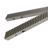 Venta al por mayor, precio de fábrica OEM, cremallera de engranajes helicoidales y rectos CNC, mecanizado de acero inoxidable, electroerosión por hilo, brochado