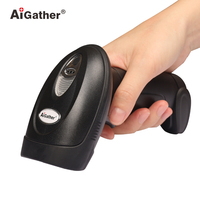 1D 2D Handheld Android QR Code Barcode Scanner CMOS Sensor USB con cable 1,2G CPU en stock para supermercado librería