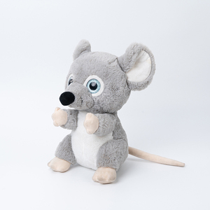 Nuevo diseño ratón rata suave <span class=keywords><strong>Peluche</strong></span> de juguete de <span class=keywords><strong>peluche</strong></span> grandes ojos brillantes gris y blanco ratón de <span class=keywords><strong>peluche</strong></span> de juguete - Product Image 2