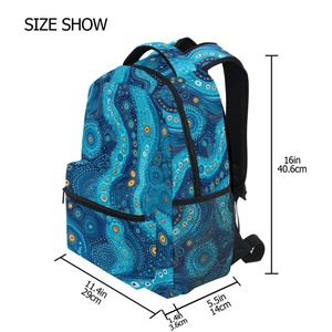 Unisex Aboriginal Tribal Outdoor <b>Children</b> <b>Backpack</b> Custom Print Waterproof Casual Sports Travel Student School Bag for Girls - Product Image 3