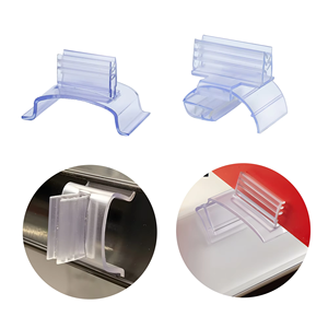 Porte-billet de bord d'étagère de bande de données promotionnelle flexible Porte-clip de signe suspendu SuperGrip - Product Image 6